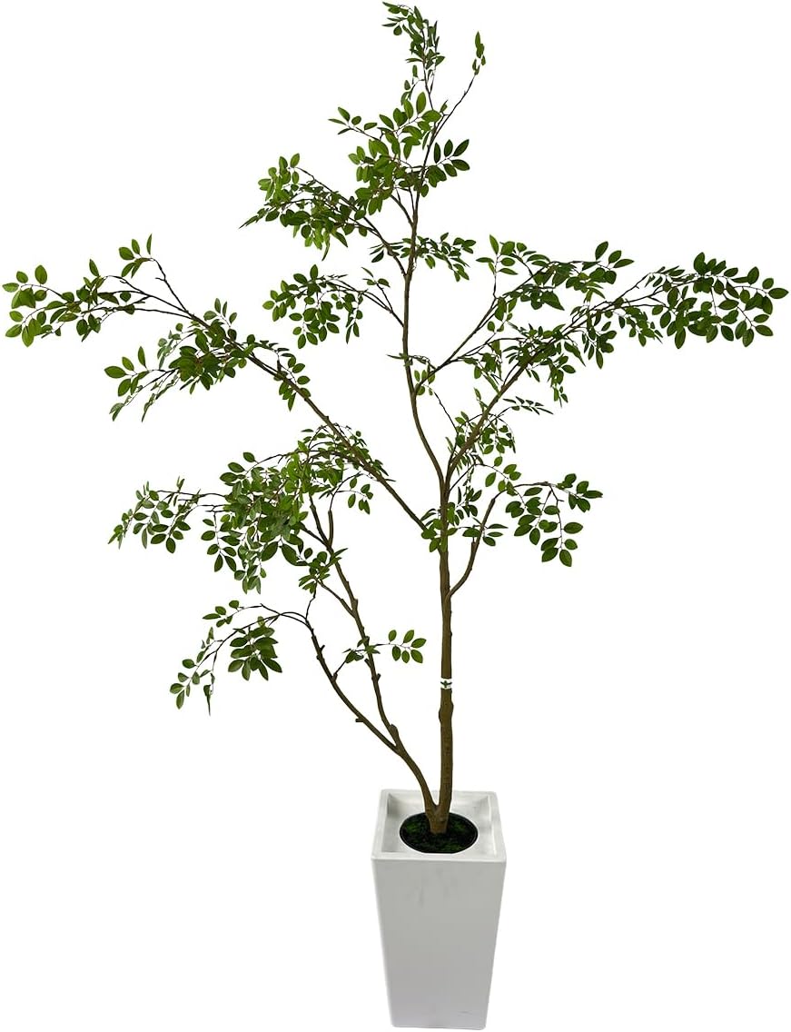 Artificial Elm Tree Faux Elm Tree 9ft Tall Fake Plant in Pot Fake Silk Tree Faux Plants Indoor