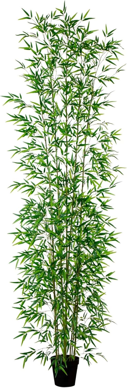 Nearly Natural 9ft. Artificial Green Bamboo Tree