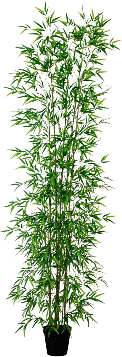 Nearly Natural 9ft. Artificial Green Bamboo Tree