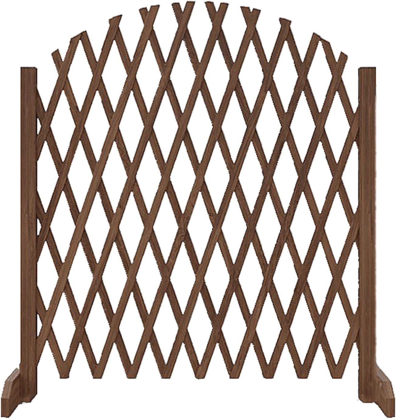 Expandable Retractable Wooden Garden Fence for Courtyard Decoration Blue 120x70cm A