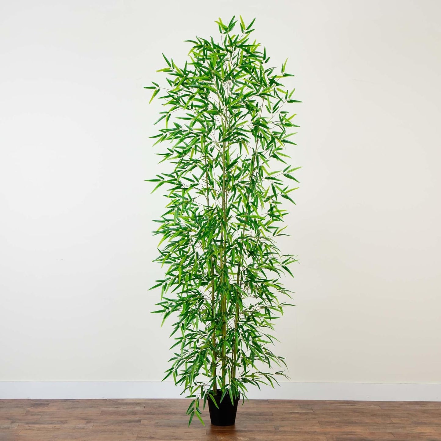 Nearly Natural 9ft. Artificial Green Bamboo Tree