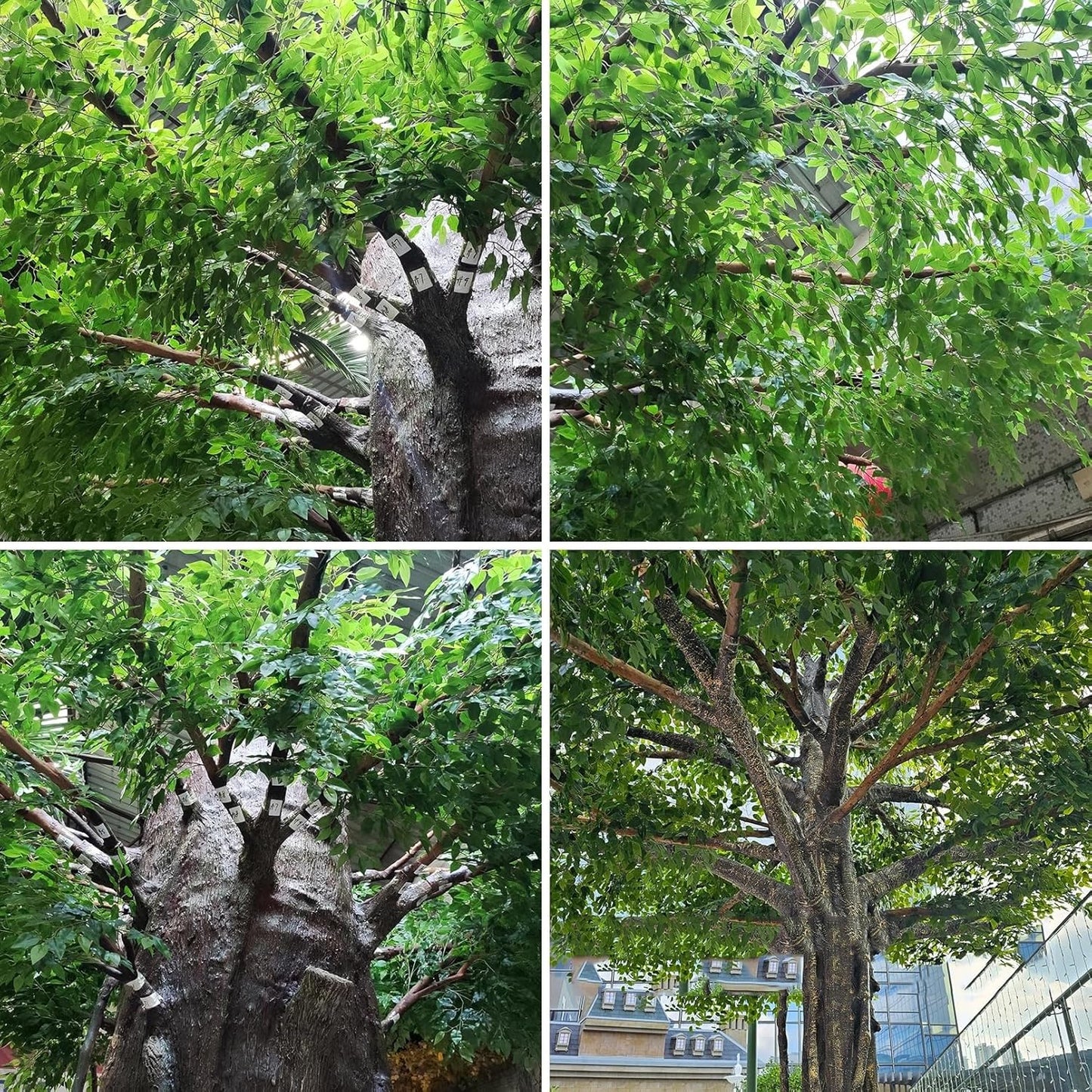 Fake Tree Simulation Tree Large Simulation Banyan Tree Interior Decoration Tree Floor Living Room Plant Artificial Big Tree Hotel Green Plant(HxW 2mx1.6m)