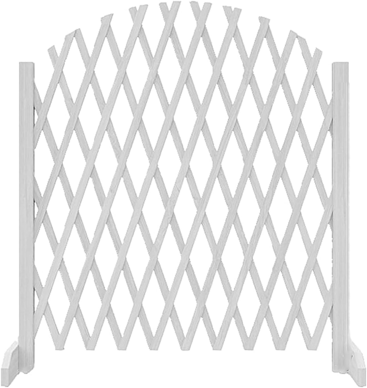 Expandable Retractable Wooden Garden Fence for Courtyard Decoration Blue 120x70cm A