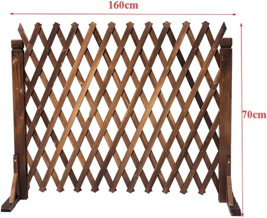 Garden Decorative Fence Outdoor Garden Fence/Telescopic Guardrail/Fence Grid/Decoration Garden Decoration/Courtyard Partition/Pet Fence (Size : 70cmx160cm) Scalable (Size : 70cmx160cm)