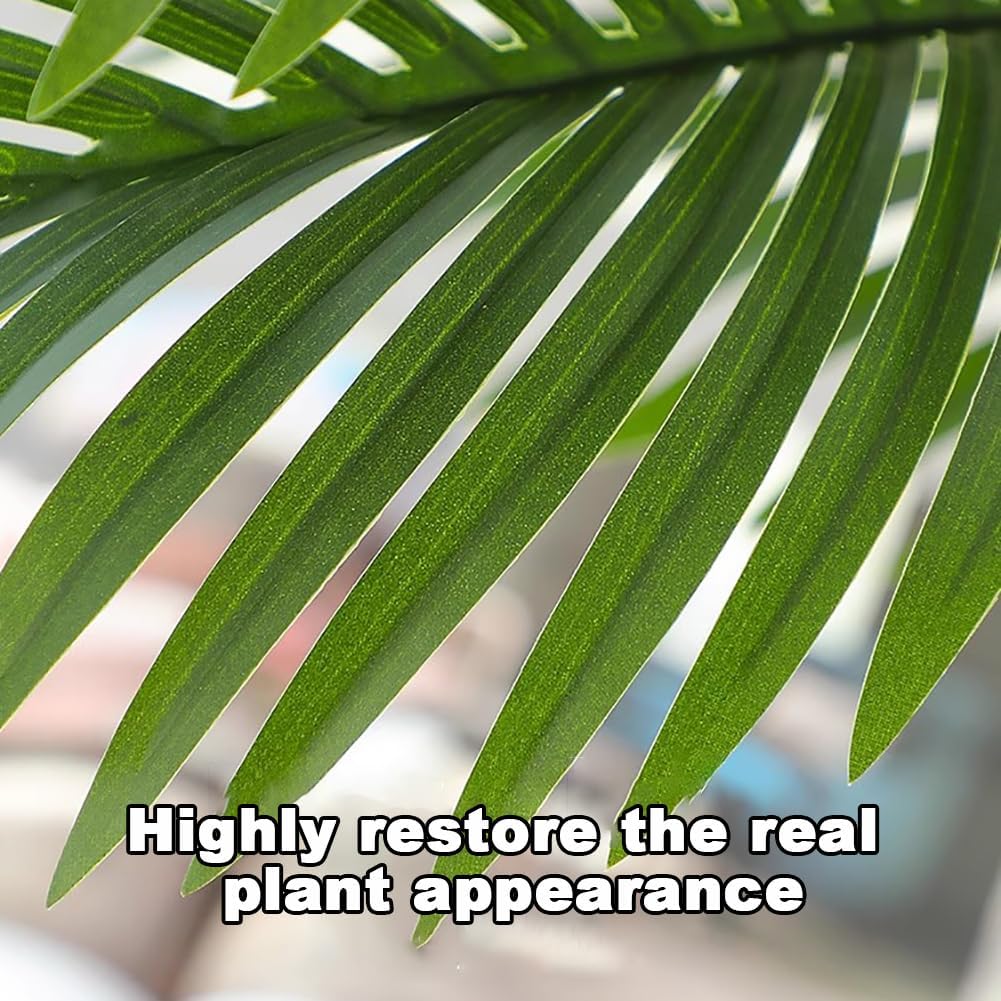 5.9 Feet Tall Artificial Palm Tree, Indoor Fake Tree, Tropical Fake Palm Tree Betel Nut Floor Plant, High Simulation Plant, Bedroom Living Room Potted Decoration,A high 180cm