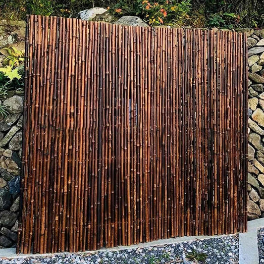 Reed Fencing, Bamboo Privacy Fence, Bamboo Wall Panel, Gardening Villa Courtyard Decoration Protection Partition Wall Panel, Easy to Assemble, 3ft/ 5ft/ 6ft/ 6.5ft High(Height 2mx2m/6.5x6.5ft)